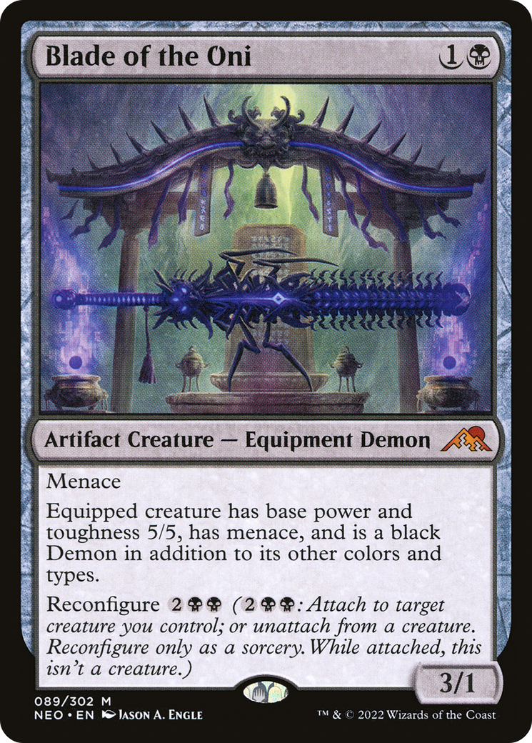 Blade of the Oni (NEO-089) [Kamigawa: Neon Dynasty]