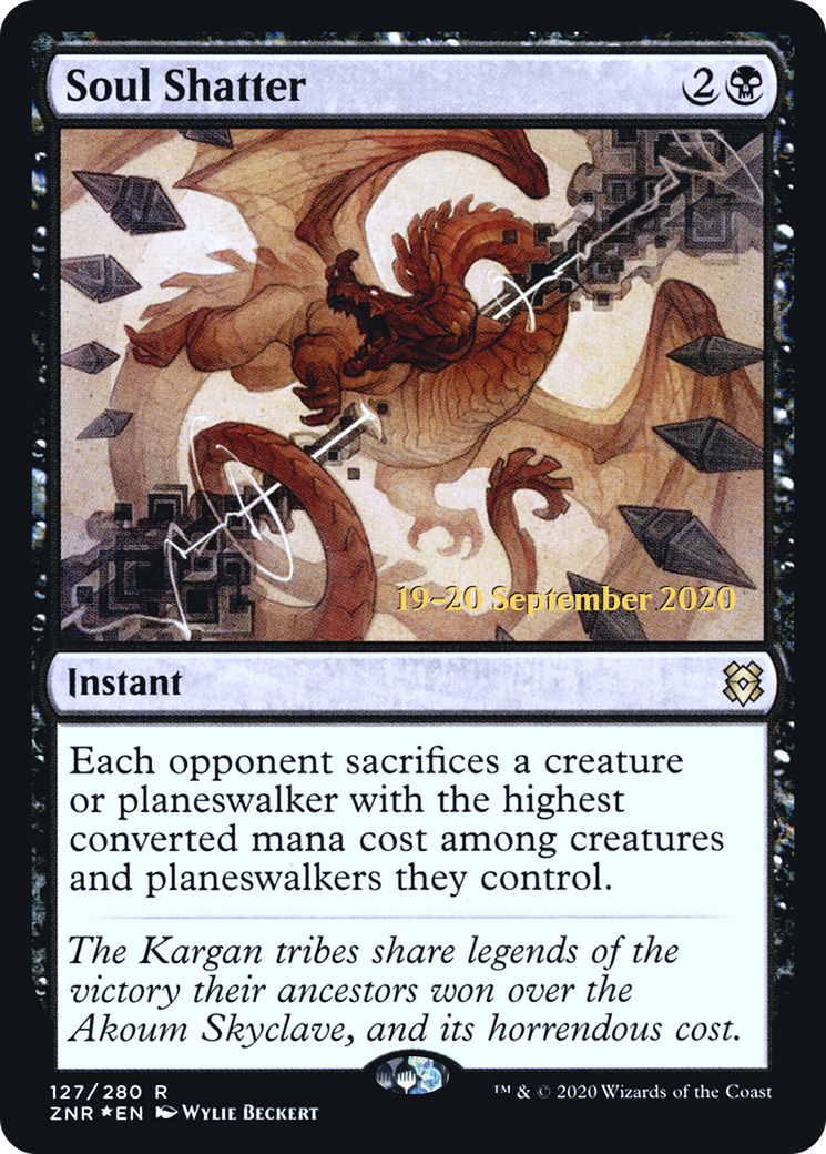Soul Shatter (PRE-127S) [Zendikar Rising Promos] Foil