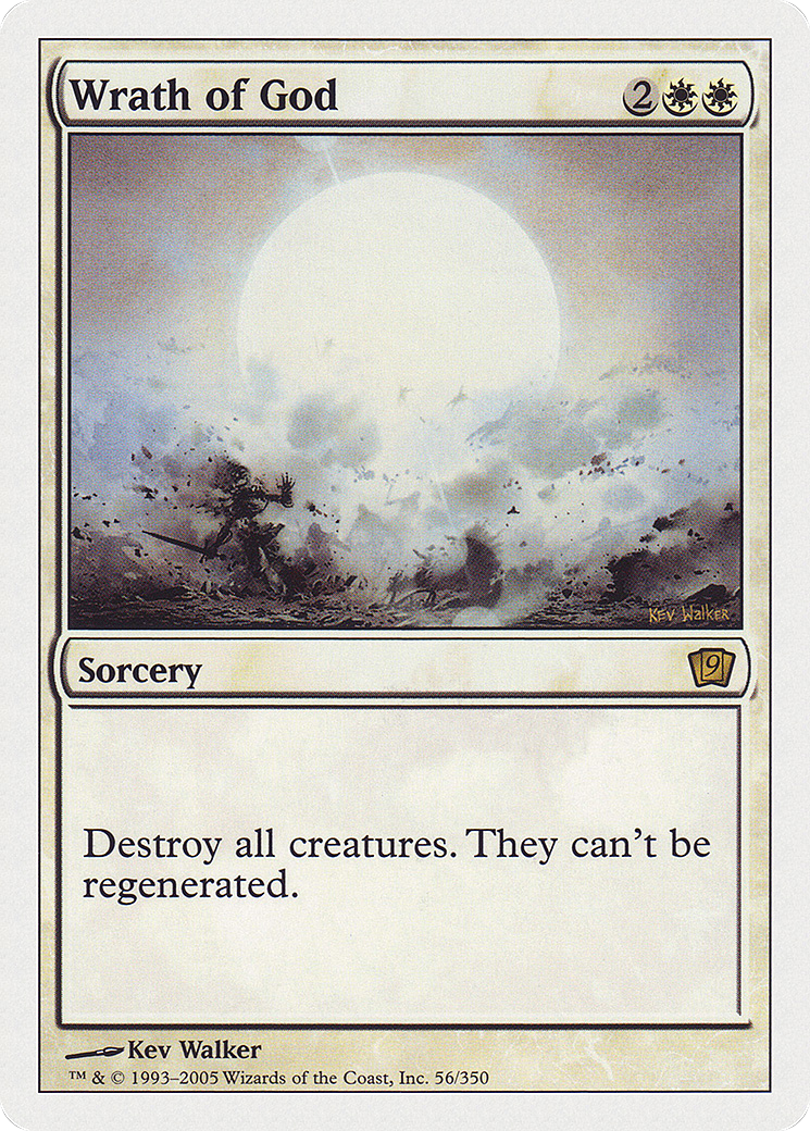 Wrath of God (9ED-056) [Ninth Edition] Foil