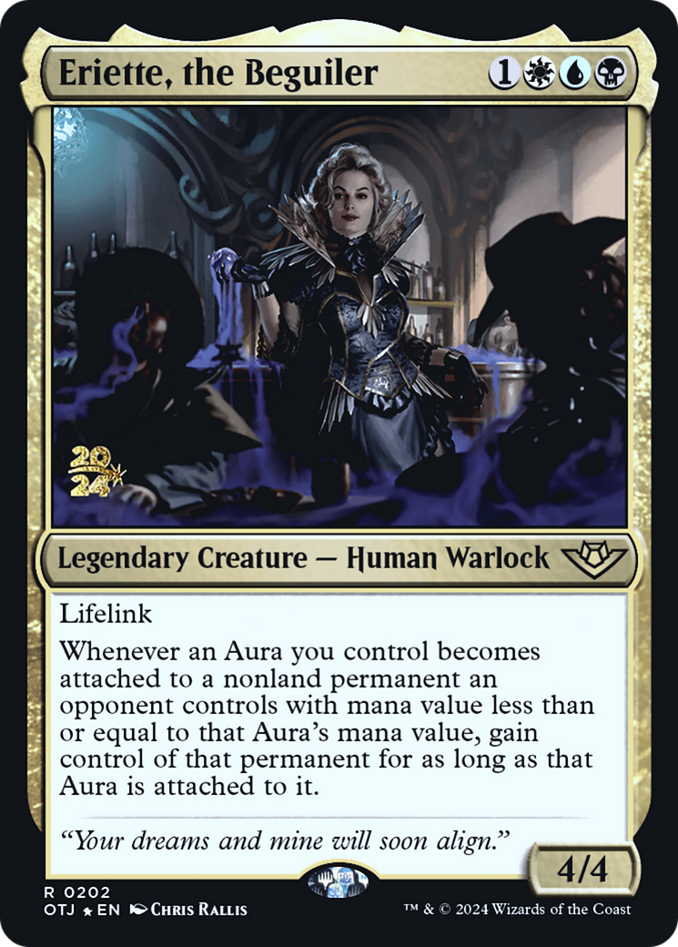 Eriette, the Beguiler (PRE-202S) [Outlaws of Thunder Junction Promos] Foil