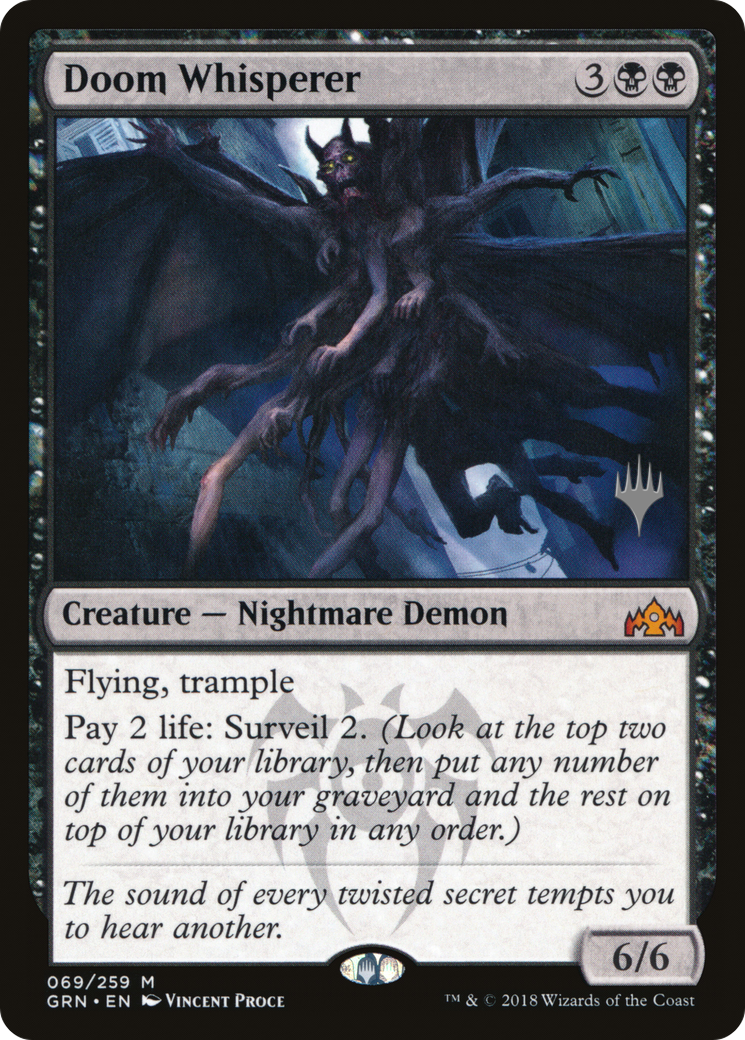 Doom Whisperer (PPM20-69P) [Guilds of Ravnica Promos]