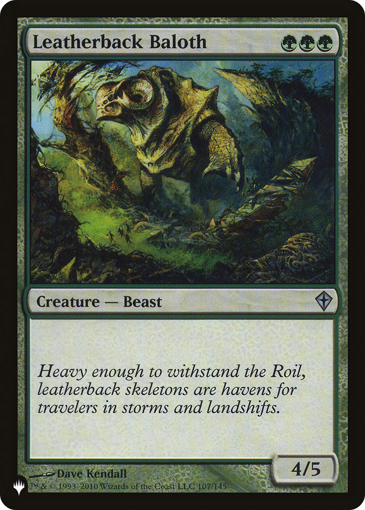 Leatherback Baloth (LIST-WWK-107) [The List]