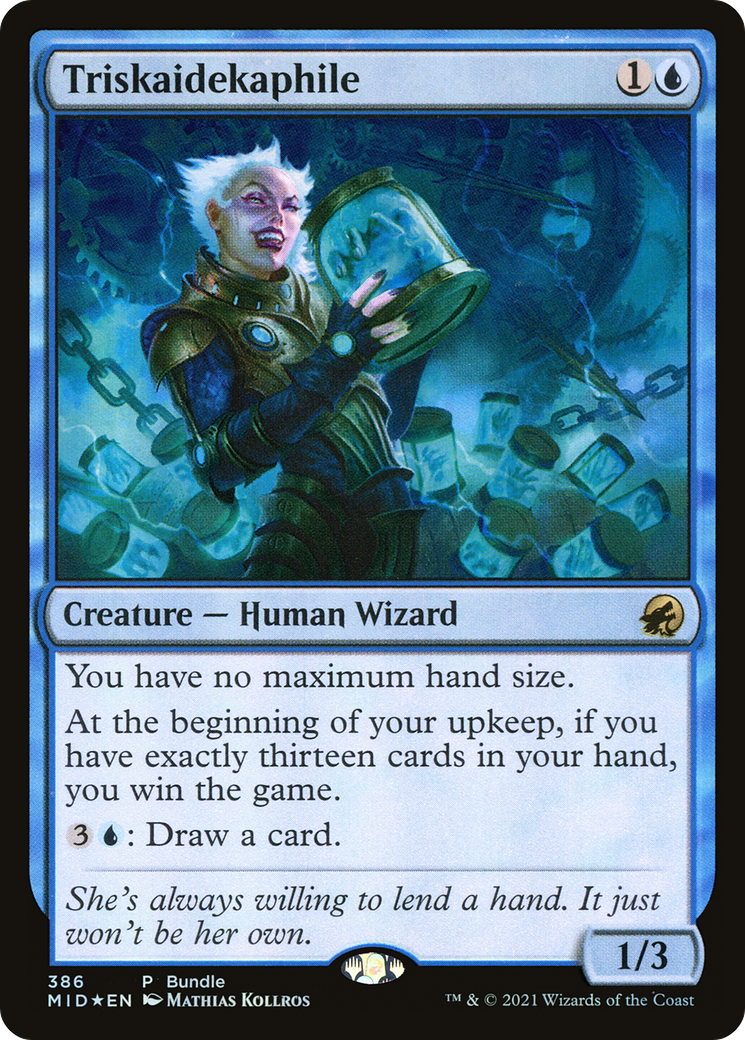Triskaidekaphile (MID Bundle) (UMP-386) [Innistrad: Midnight Hunt] Foil