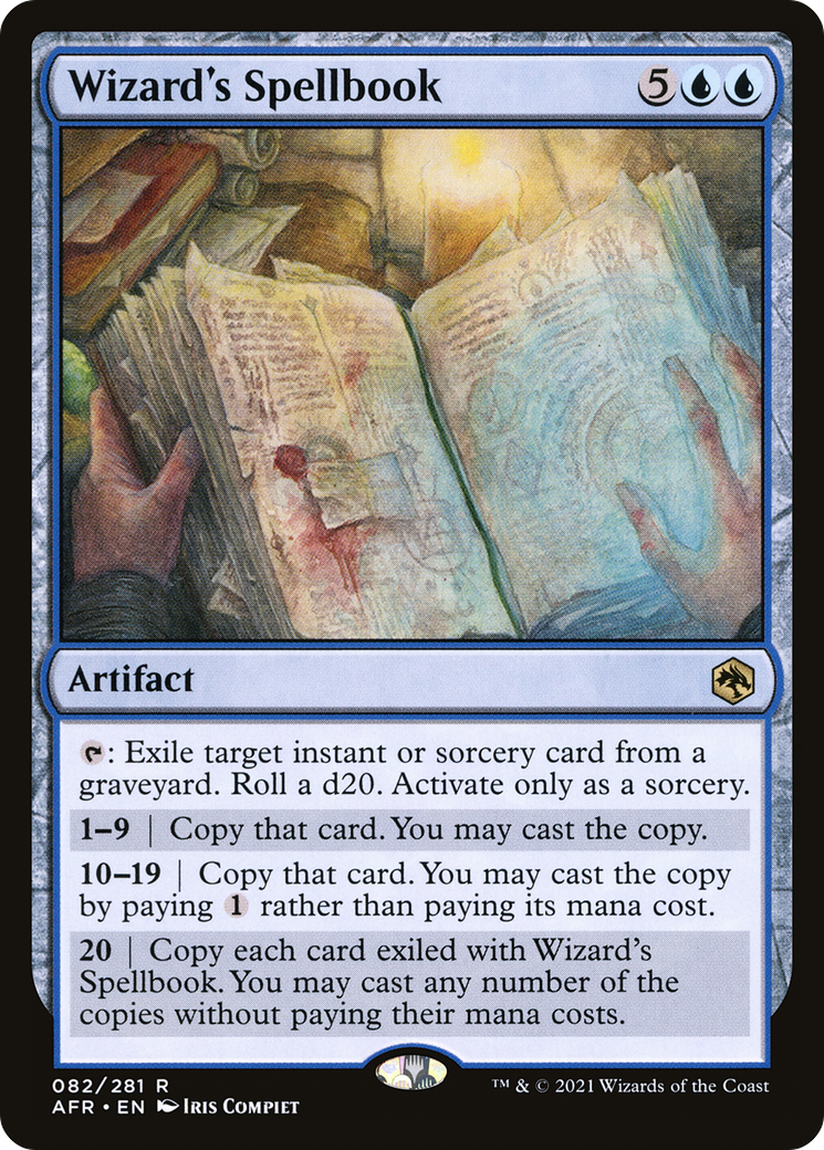 Wizard's Spellbook (AFR-082) [Adventures in the Forgotten Realms] Foil