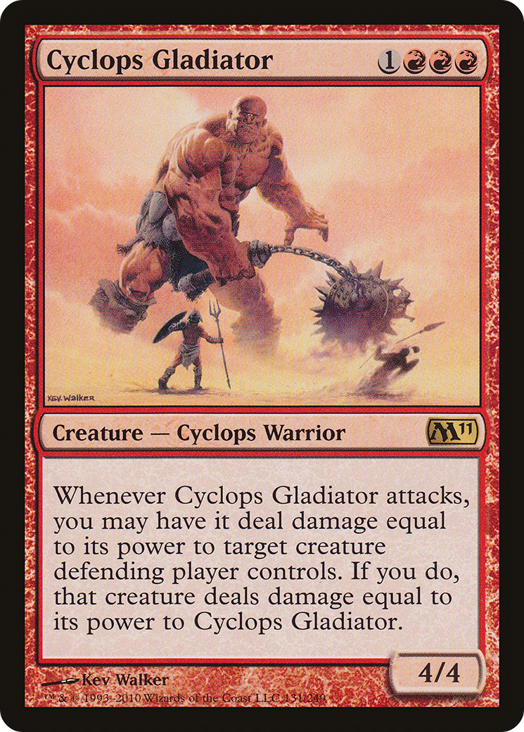 Cyclops Gladiator (M11-131) [Magic 2011]