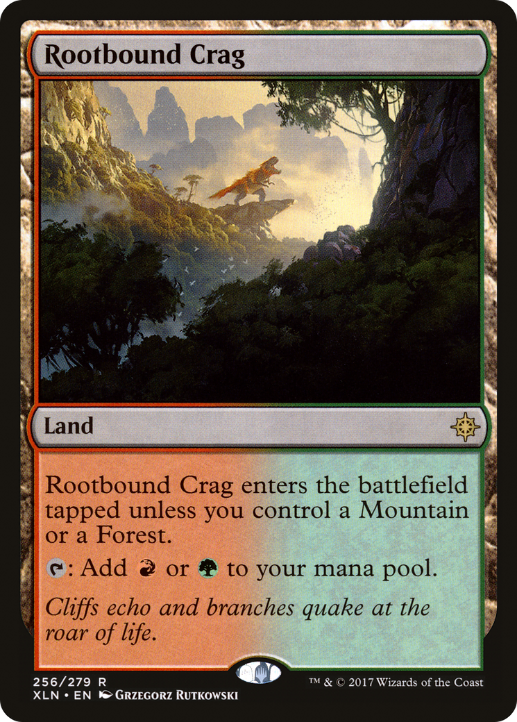 Rootbound Crag (XLN-256) [Ixalan] Foil