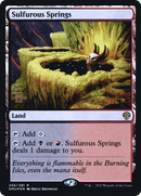 Sulfurous Springs (PRE-256) [Dominaria United Promos] Foil