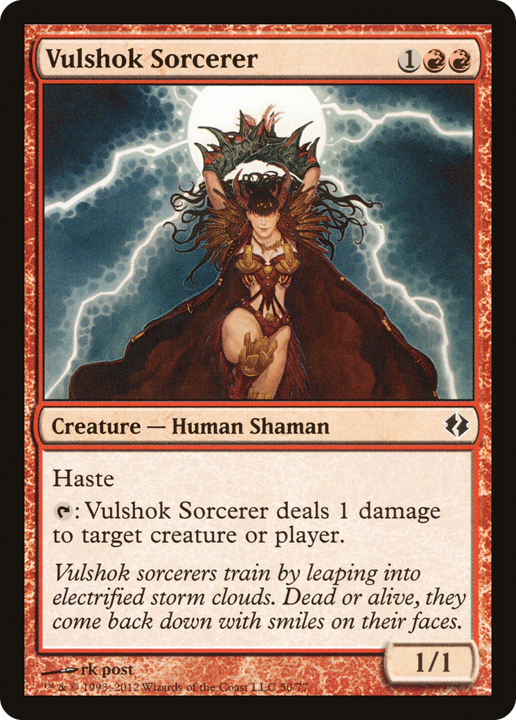 Vulshok Sorcerer (DDI-050) [Duel Decks: Venser vs. Koth]
