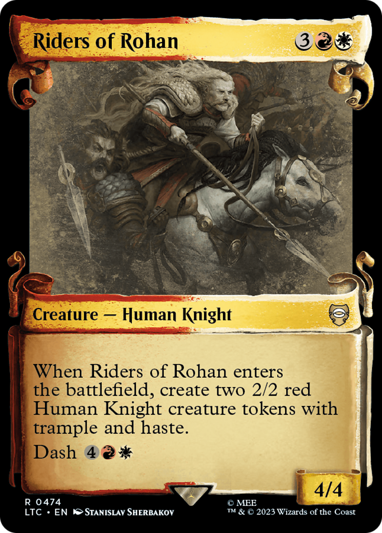 Riders of Rohan (Showcase Scrolls) (LTC-474) [Tales of Middle-earth Commander]