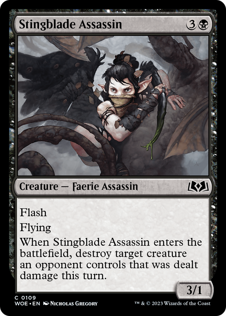 Stingblade Assassin (WOE-109) [Wilds of Eldraine]