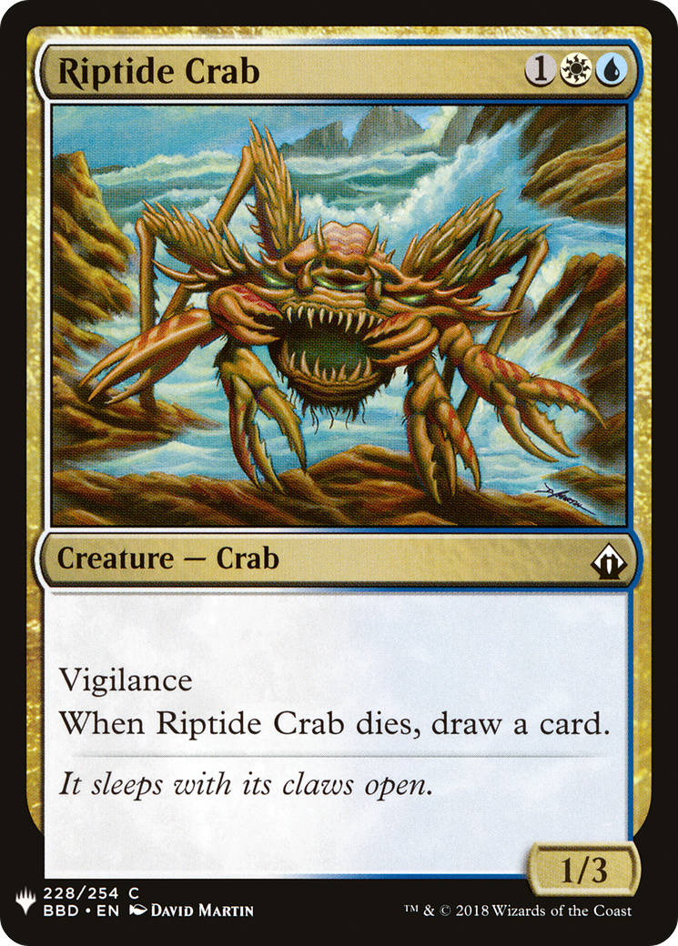 Riptide Crab (LIST-BBD-228) [The List]