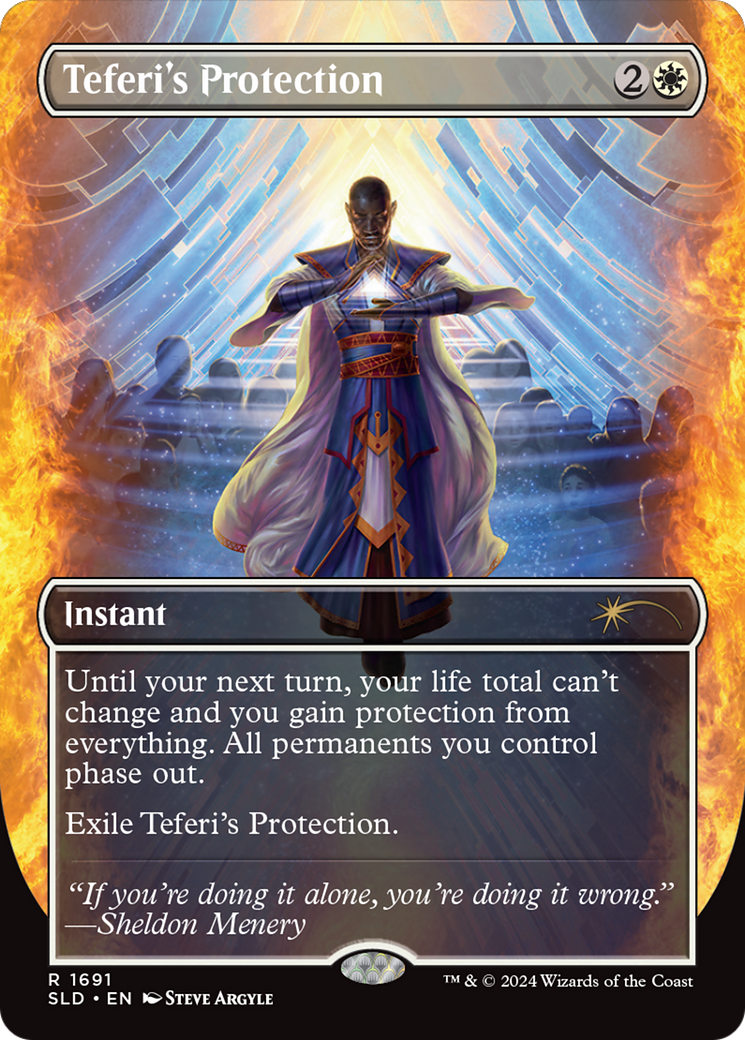 Teferi's Protection (SLD-1691) [Secret Lair Drop] (Borderless)