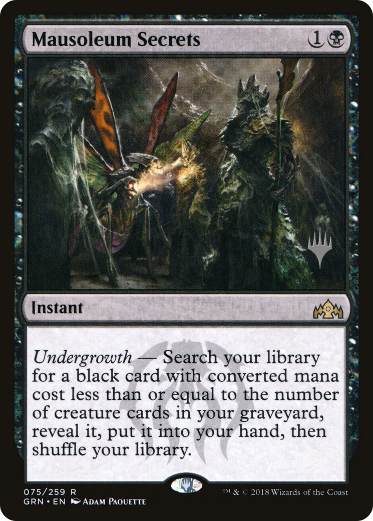 Mausoleum Secrets (PPTHB-75P) [Promo Pack: Guilds of Ravnica Promos]