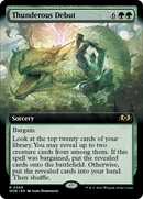 Thunderous Debut (WOE-359) [Wilds of Eldraine]: (Extended Art)