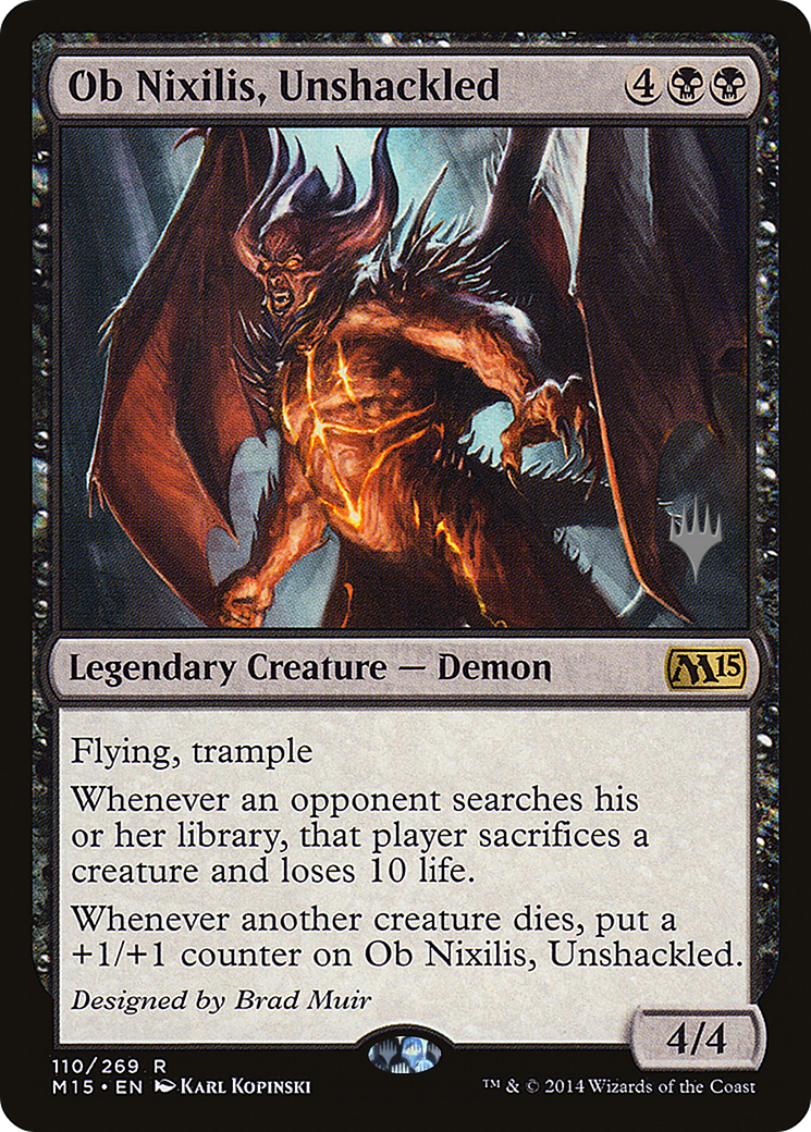 Ob Nixilis, Unshackled (PPZNR-110P) [Promo Pack: Magic 2015 Promos]