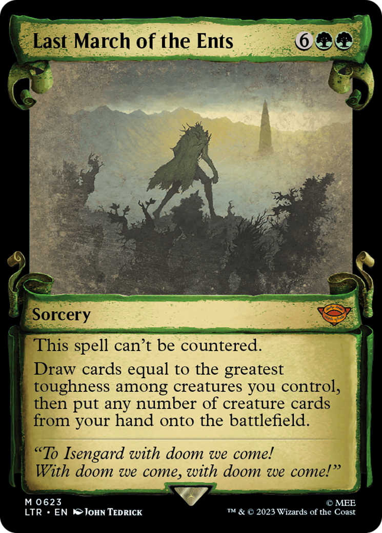 Last March of the Ents (LTR-623) [The Lord of the Rings: Tales of Middle-earth]: (Showcase)