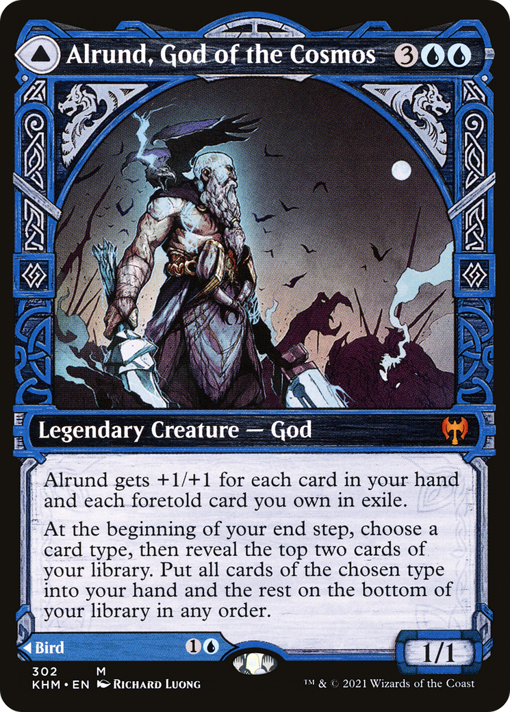 Alrund, God of the Cosmos (Showcase) (KHM-302) [Kaldheim]