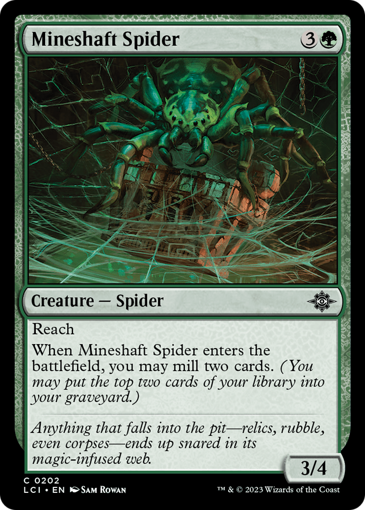 Mineshaft Spider (LCI-202) [The Lost Caverns of Ixalan]