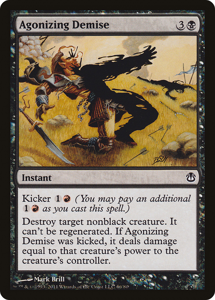 Agonizing Demise (DDH-066) [Duel Decks: Ajani vs. Nicol Bolas]