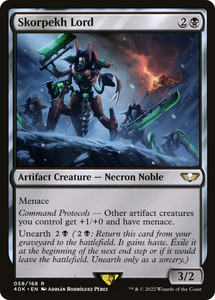 Skorpekh Lord (40K-058) [Warhammer 40,000 Commander]