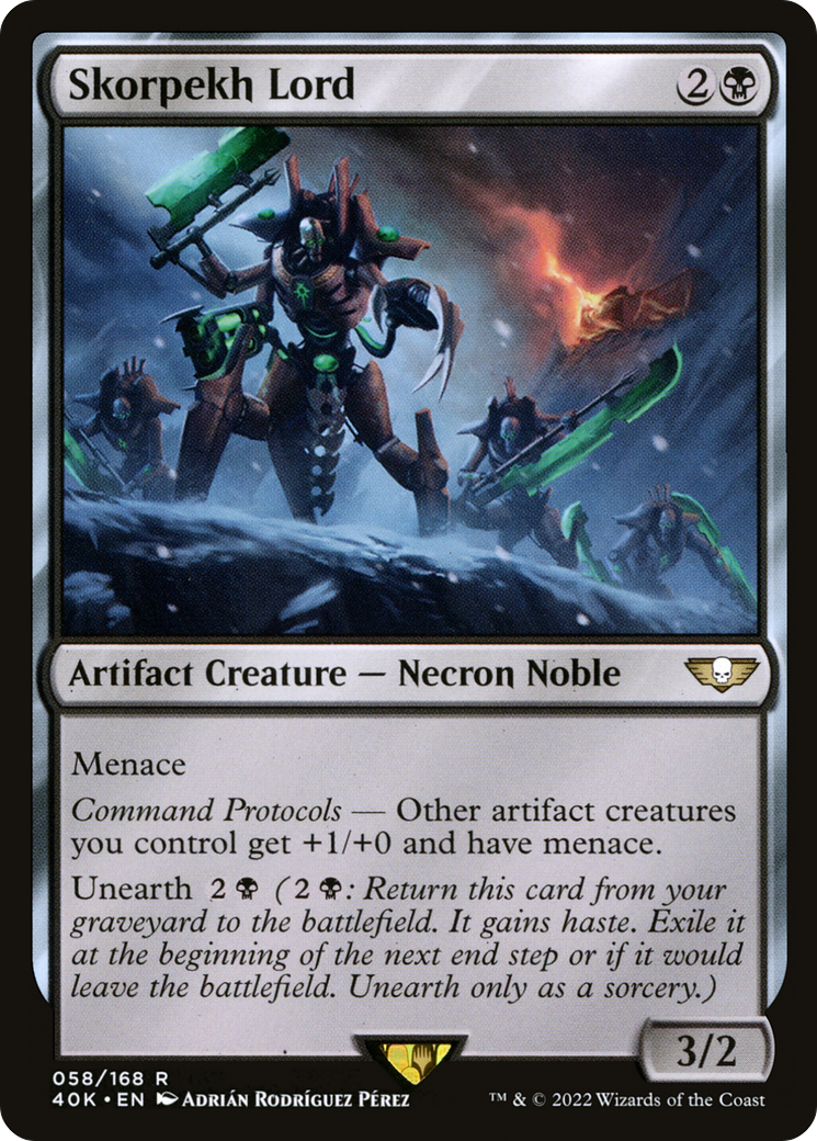 Skorpekh Lord (40K-058) [Warhammer 40,000 Commander]