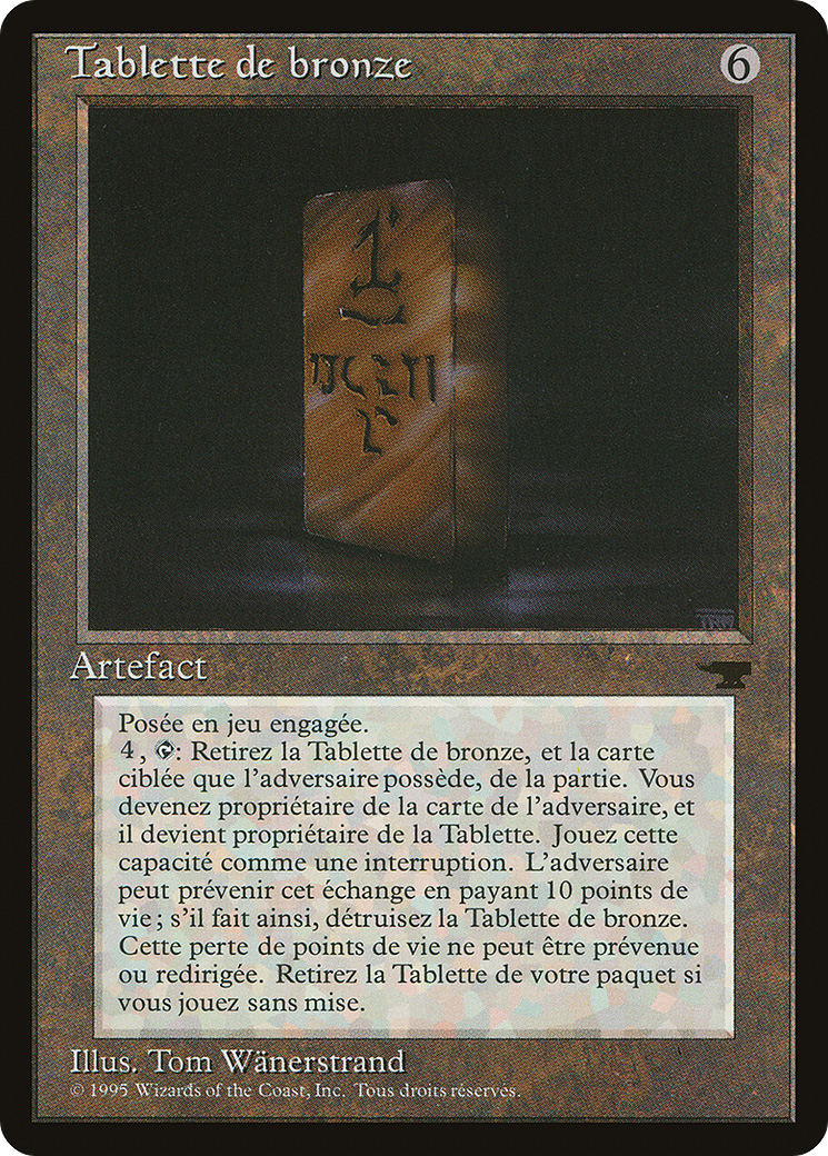 Bronze Tablet (French) - "Tablette de bronze" [Renaissance]
