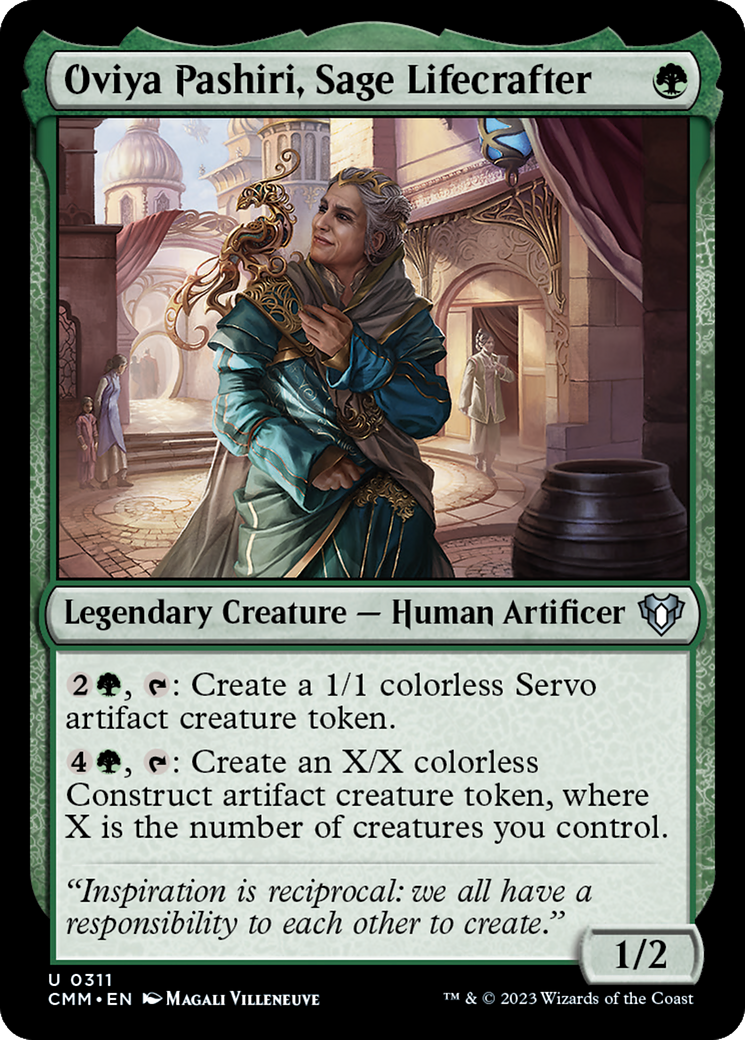 Oviya Pashiri, Sage Lifecrafter (CMM-311) [Commander Masters]