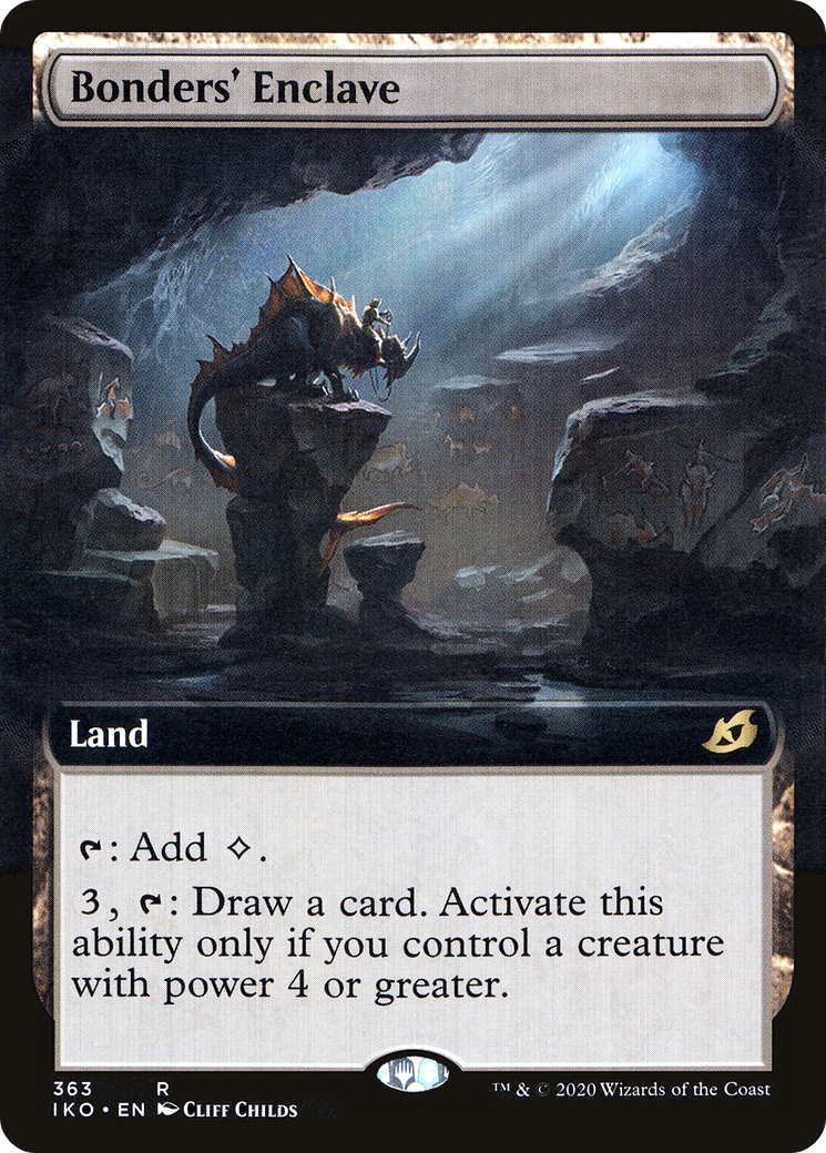 Bonders' Enclave (IKO-363) [Ikoria: Lair of Behemoths]: (Extended Art) Foil