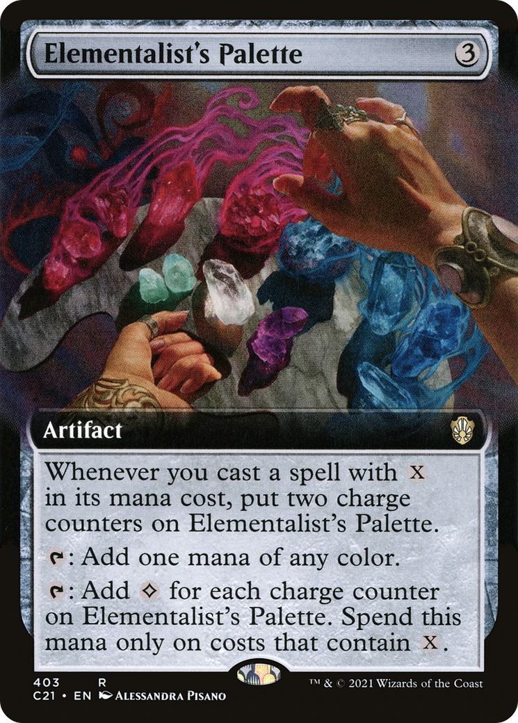 Elementalist's Palette (C21-403) [Commander 2021]: (Extended Art)