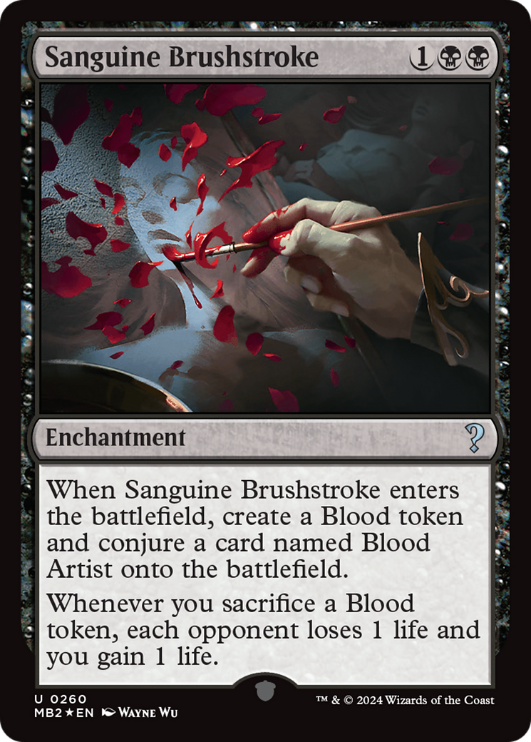 Sanguine Brushstroke (MB2-260) [Mystery Booster 2] Foil