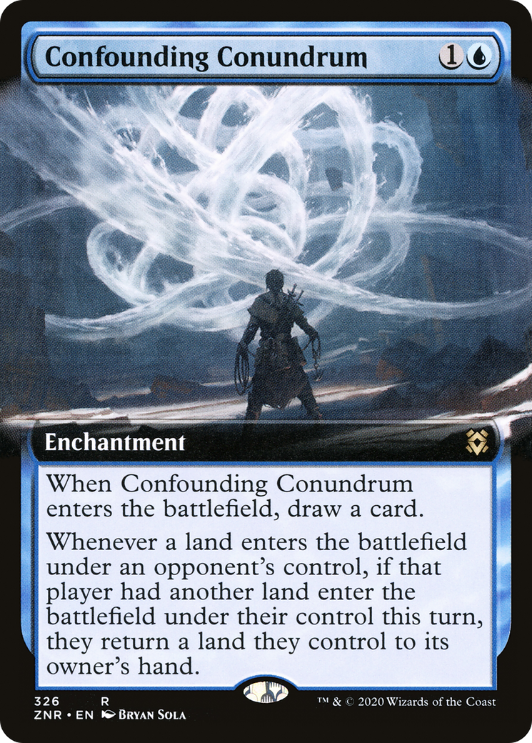 Confounding Conundrum (Extended Art) (ZNR-326) [Zendikar Rising]