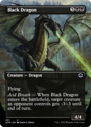 Black Dragon (Borderless) (AFR-291) [Adventures in the Forgotten Realms]