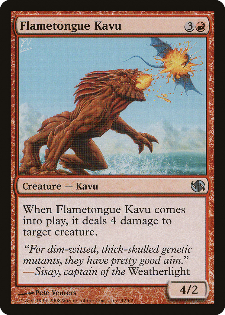 Flametongue Kavu (DD2-042) [Duel Decks: Jace vs. Chandra]