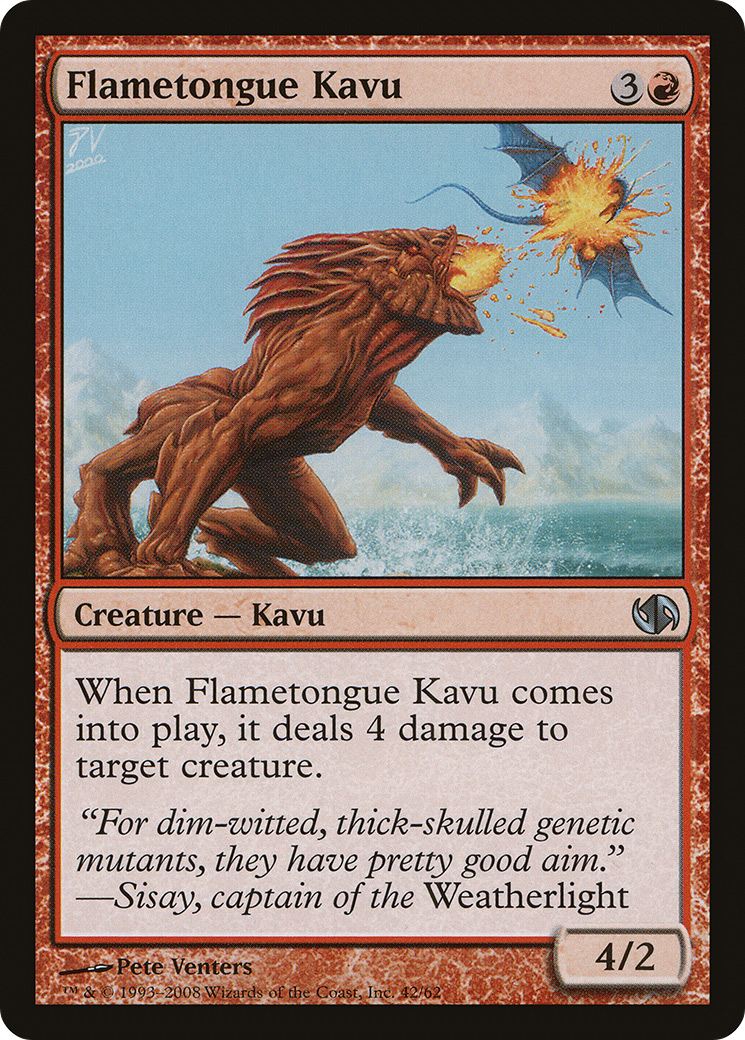 Flametongue Kavu (DD2-042) [Duel Decks: Jace vs. Chandra]