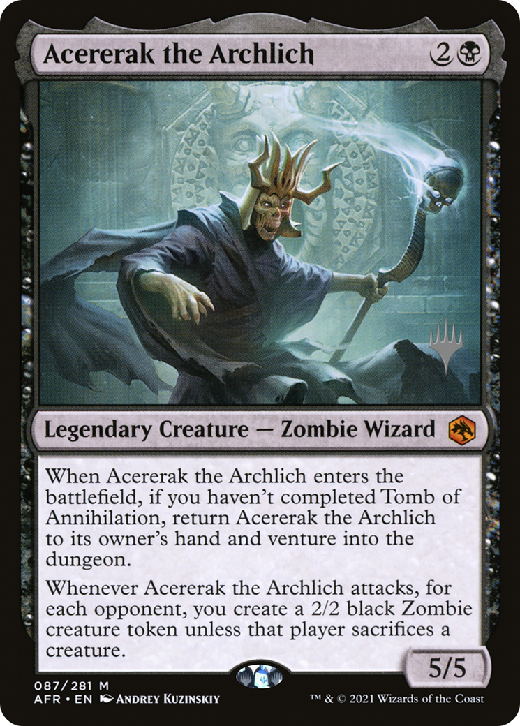 Acererak the Archlich (PPAFR-87P) [Promo Pack: Adventures in the Forgotten Realms Promos]
