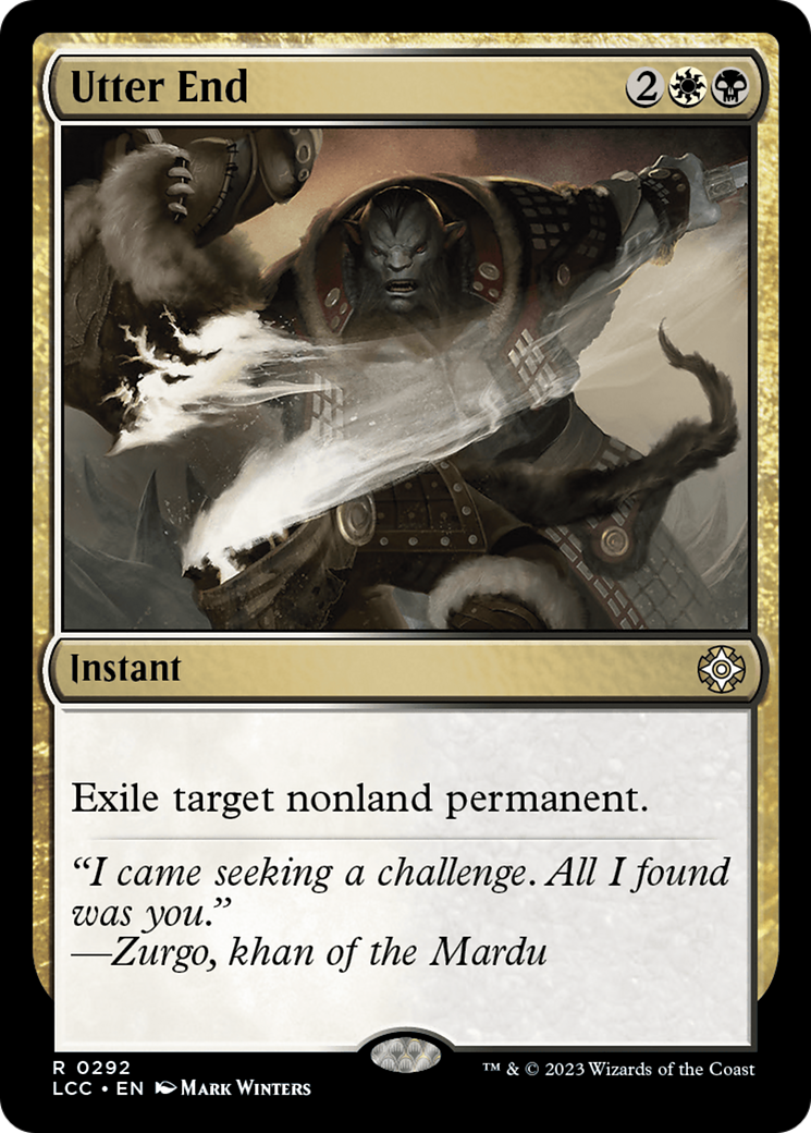 Utter End (LCC-292) [The Lost Caverns of Ixalan Commander]