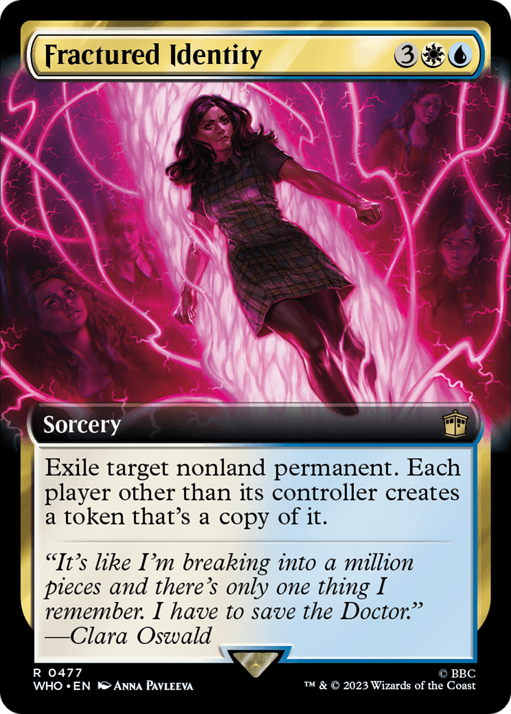 Fractured Identity (WHO-477) [Doctor Who]: (Extended Art) Foil