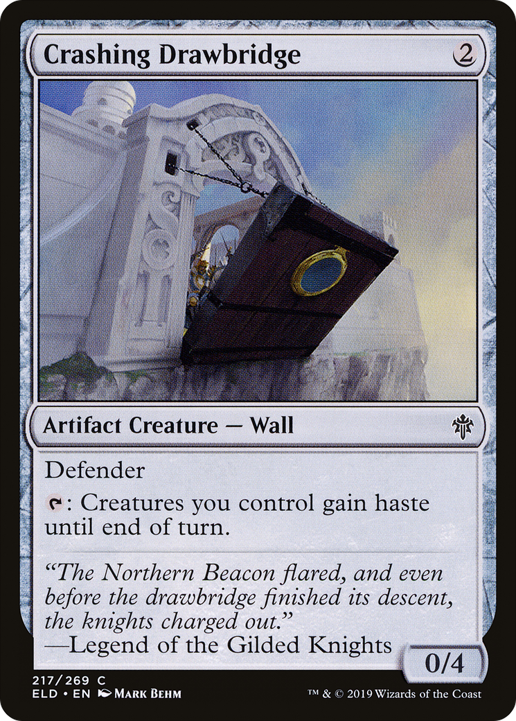 Crashing Drawbridge (ELD-217) [Throne of Eldraine]