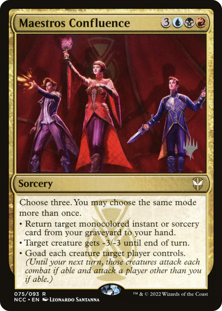 Maestros Confluence (PPSNC-075) [Promo Pack: New Capenna Commander Promos] Foil