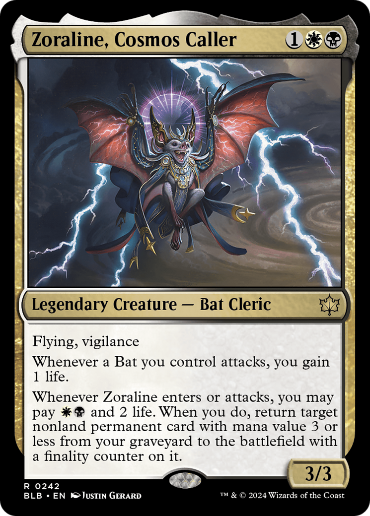 Zoraline, Cosmos Caller (BLB-242) [Bloomburrow] Foil
