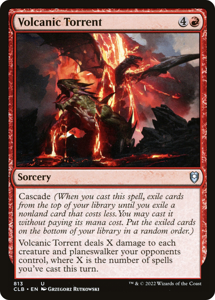 Volcanic Torrent (CLB-813) [Commander Legends: Battle for Baldur's Gate]