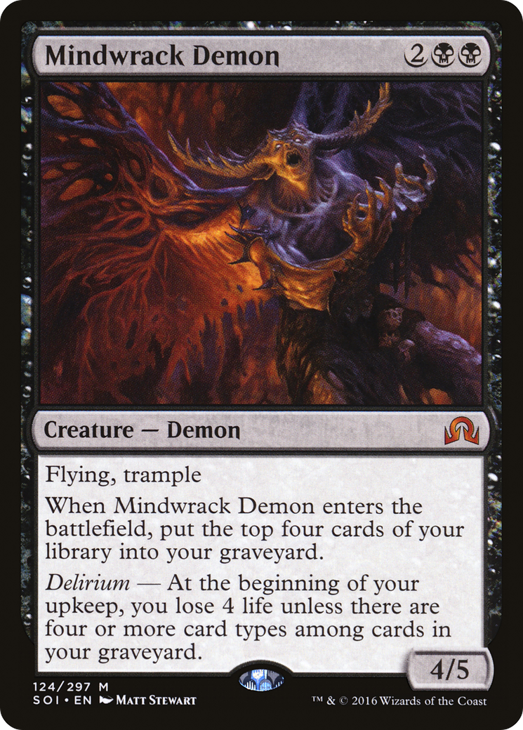Mindwrack Demon (SOI-124) [Shadows over Innistrad]