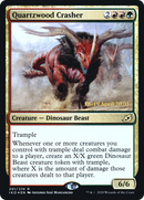 Quartzwood Crasher (PRE-201S) [Ikoria: Lair of Behemoths Promos] Foil