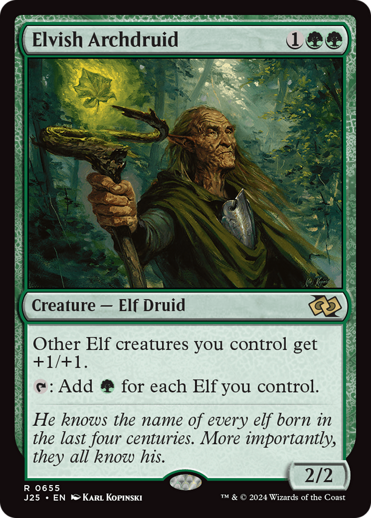 Elvish Archdruid (J25-655) [Foundations Jumpstart]