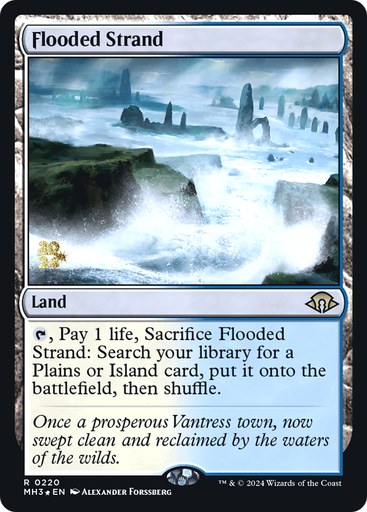 Flooded Strand (PRE-220S) [Modern Horizons 3 Promos] Foil