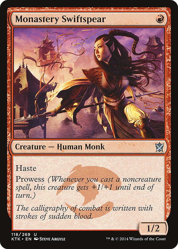 Monastery Swiftspear (KTK-118) [Khans of Tarkir] Foil