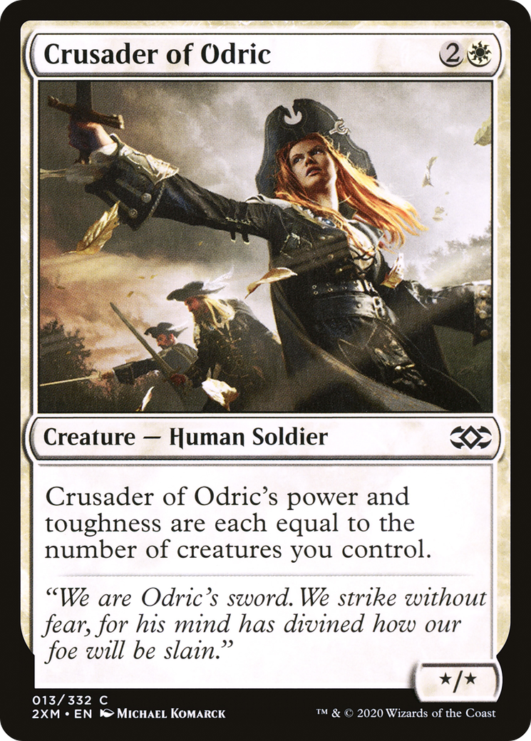 Crusader of Odric (2XM-013) [Double Masters] Foil