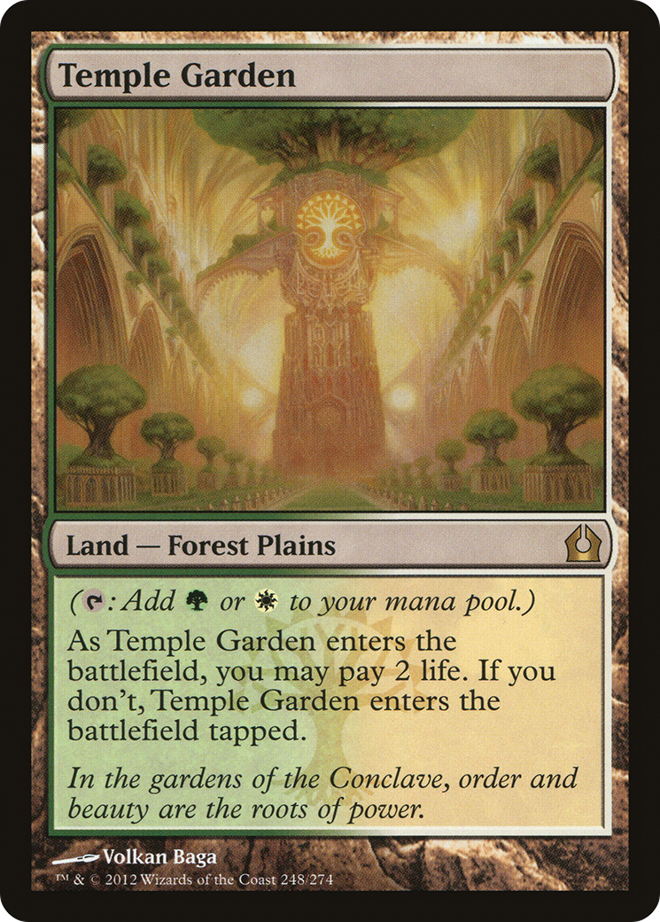 Temple Garden (RTR-248) [Return to Ravnica] Foil