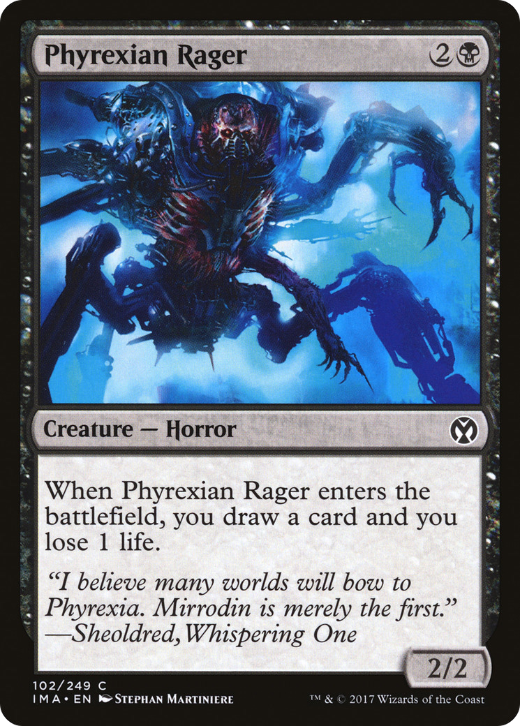 Phyrexian Rager (IMA-102) [Iconic Masters]