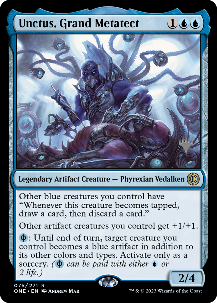 Unctus, Grand Metatect (PPONE-075) [Promo Pack: Phyrexia: All Will Be One Promos]